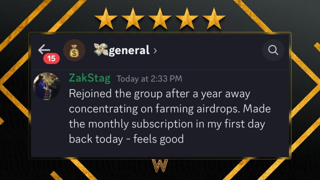 Wealth Group Discord User Reviews