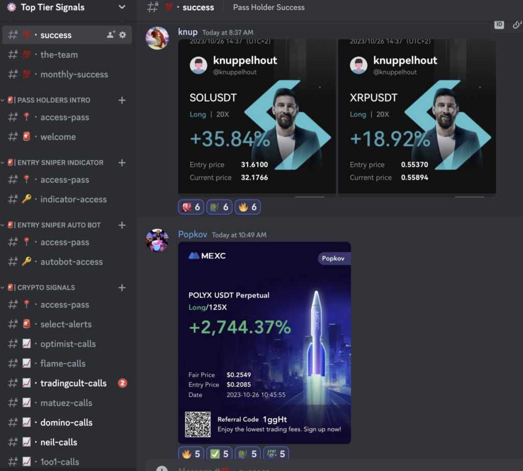 Top Tier Signals Trading Discord Group