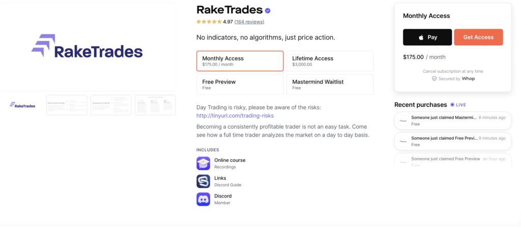 RakeTrades Discord Trading Group