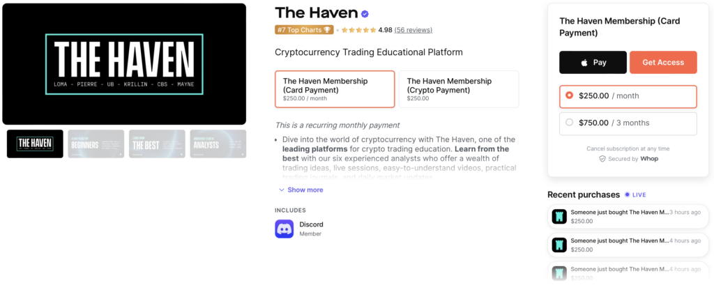 The Haven Crypto Trading Discord Server