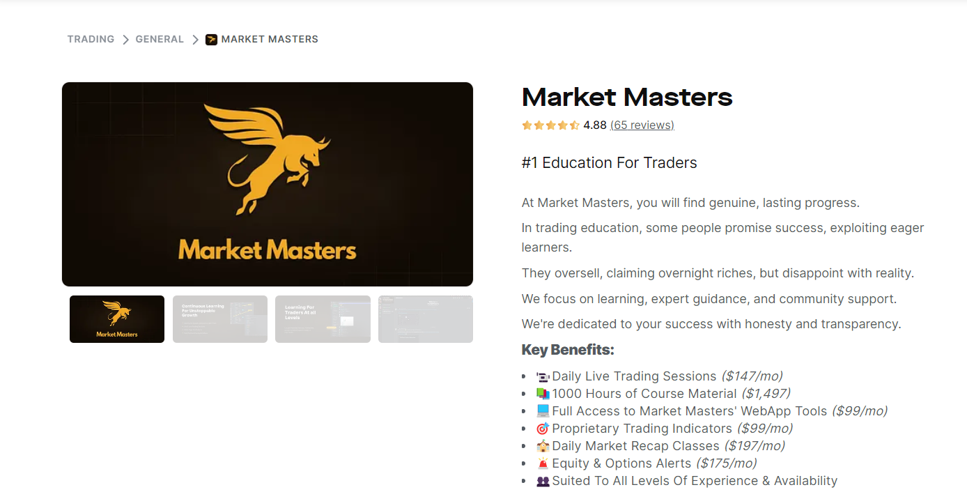 Market Masters Discord Trading Server