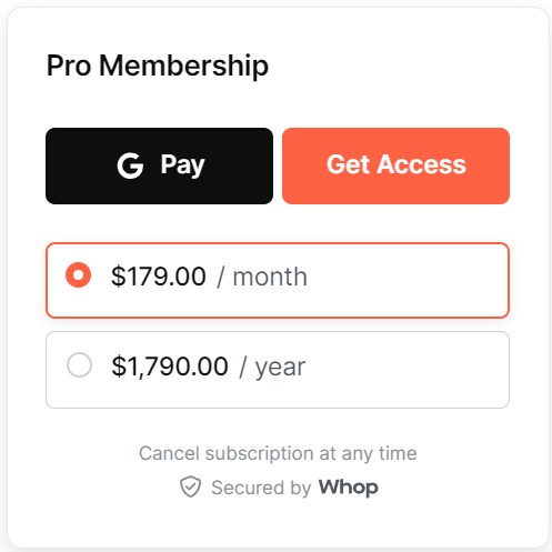 Pro Membership