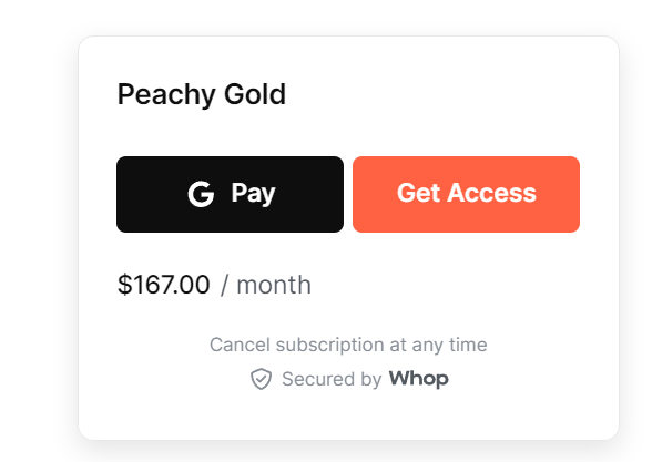 The Peachy Investor Membership Options