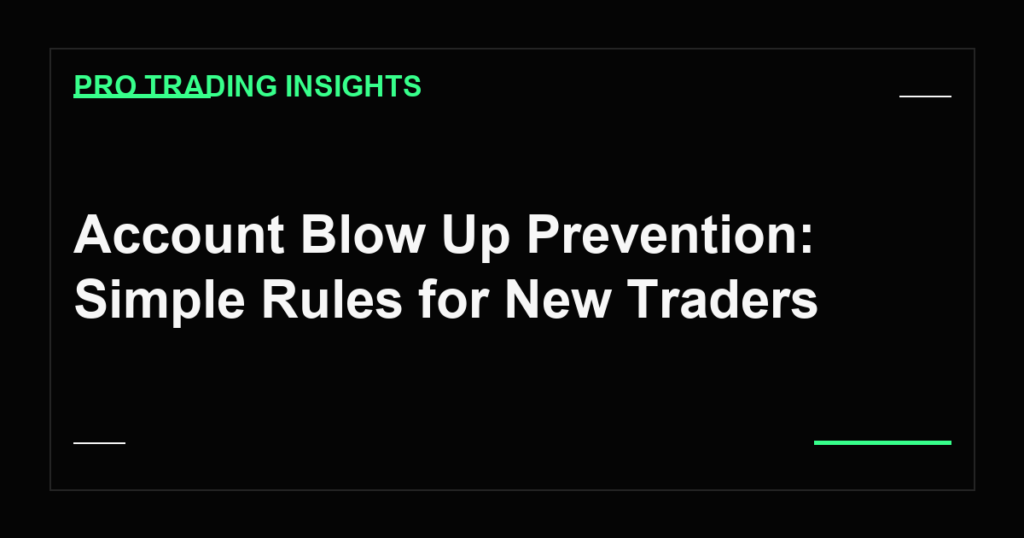 Account Blow Up Prevention: Simple Rules for New Traders - Pro Trading Insights
