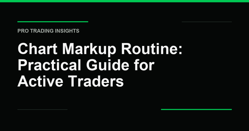 Chart Markup Routine: Practical Guide for Active Traders - Pro Trading Insights