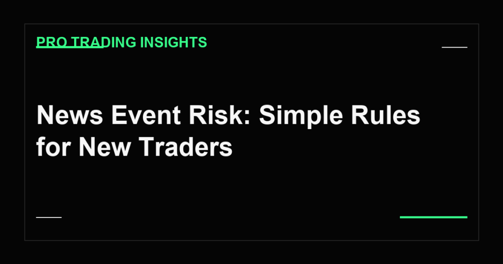 News Event Risk: Simple Rules for New Traders - Pro Trading Insights