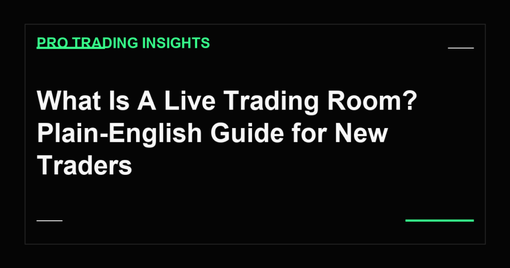 What Is A Live Trading Room? Plain-English Guide for New Traders - Pro Trading Insights